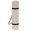 Mata do jogi, ćwiczeń fitness antypoślizgowa 183x61 cm materac do pilates, jasny beż