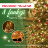 Lampki świąteczne 500 Led biały ciepły 34,5 m oświetlenie choinkowe