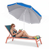 Parasol plażowy 240cm parasol ogrodowy niebieski