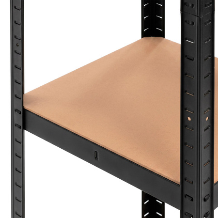 Regał magazynowy, metalowy 180x40x40 cm 4 półki, udźwig 400 kg do garażu, piwnicy 