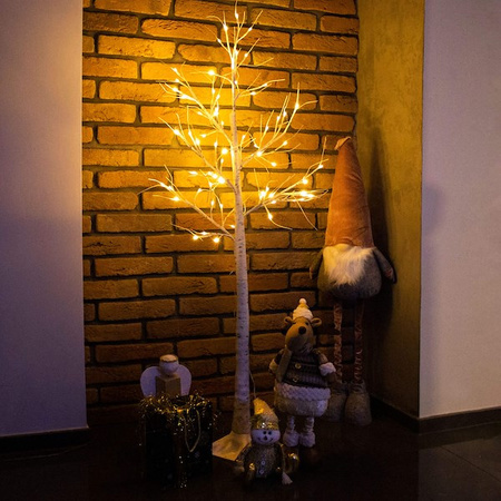 Drzewko świecące 180 cm brzoza LED dekoracja świąteczna