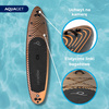 SUP do pływania 350 cm deska paddleboard stand up pompowana z wiosłem i akcesoriami