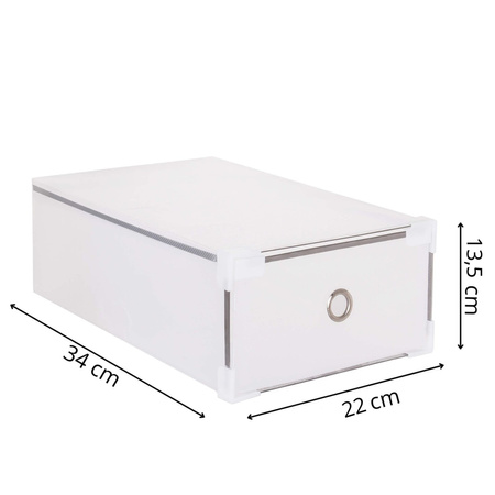 Organizer na buty z otwieraną szufladą 34x22x13,5 cm