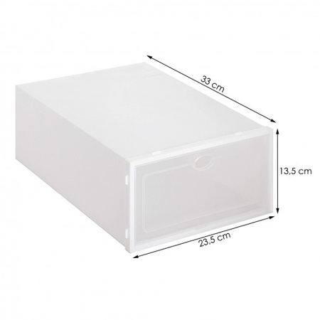 Organizer na buty z otwieraną klapą 33x23,5x13,5 cm