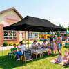 Pawilon handlowy 3x6 m namiot handlowy ekspresowy na imprezy, targ, catering, czarny