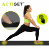 Mata do jogi, ćwiczeń fitness antypoślizgowa 183x61 cm materac do pilates, czarny