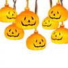 Dekoracja na Halloween łańcuch świetlny dynie girlanda 10 LED