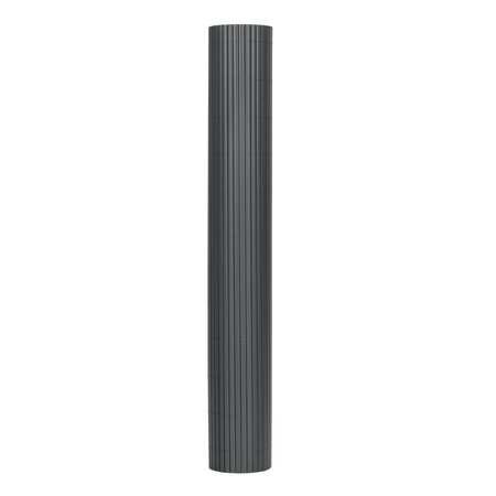 Osłona PVC maskująca 300x100 cm mata na balkon, taras, ogrodzenie, ciemnoszara