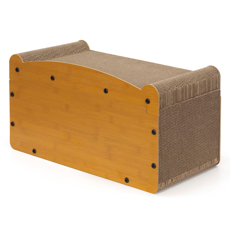 Drapak dla kota kartonowy, legowisko, budka schowek dla kota 56x27,5x30 cm