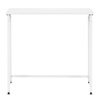 Biurko gabinetowe, stolik do nauki składany, komputerowy 80 cm drewniane, białe