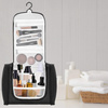 Kosmetyczka, organizer podróżny 24x21x10 cm kuferek z 13 przegródkami, czarny