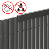 Maskownica, profil do osłony maskującej 100 cm PVC na balkon, taras, ogrodzenie, ciemnoszara