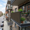 Osłona balkonowa, maskująca 100x500 cm mata na balkon zacieniająca 95% brązowa