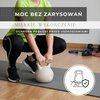 Kettlebell miękki 10 kg ciężar do ćwiczeń, kula treningowa, fitness, beżowy