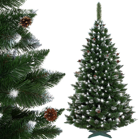Choinka sztuczna premium 220 cm sosna diamentowa gęsta
