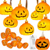Dekoracja na Halloween łańcuch świetlny dynie girlanda 10 LED