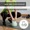 Kettlebell miękki 6 kg ciężar do ćwiczeń, kula treningowa, fitness, turkusowy
