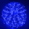 Wąż świetlny 20m niebieski 480 Led z programatorem IP44