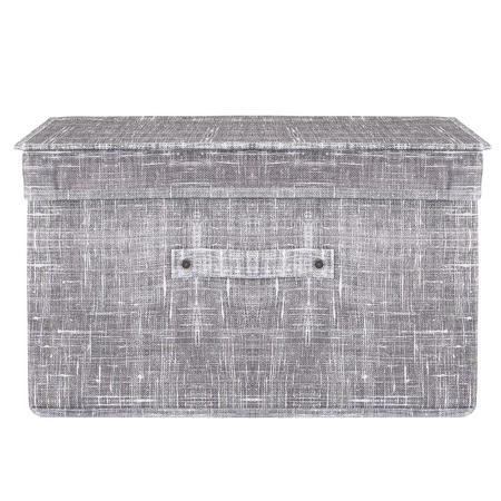 Pudełko do przechowywania 30x50x40cm organizer zamykany szary