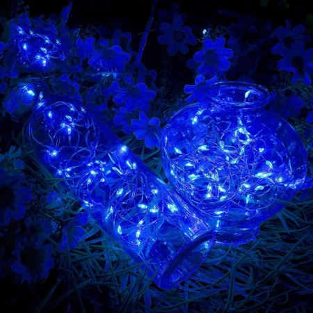 Lampki choinkowe 10 LED druciki mikro na baterie