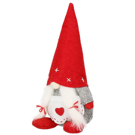 Pani skrzat 27 cm, ozdoba świąteczna, figurka krasnal, gnom