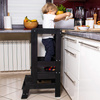 Kitchen helper, pomocnik kuchenny, podest dla dzieci 90 cm czarny