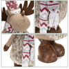 Renifer świąteczny 73 cm ozdoba pod choinkę figurka bożonarodzeniowa dekoracja