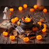 Girlanda na Halloween 20 LED dynie łańcuch świetlny 5 m na baterie IP44 świecąca dekoracja