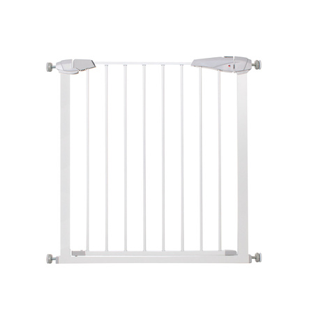 Barierka na schody 76-106 cm bramka rozporowa, zabezpieczająca biała