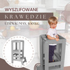 Kitchen helper pomocnik kuchenny, podest dla dzieci 90 cm szary